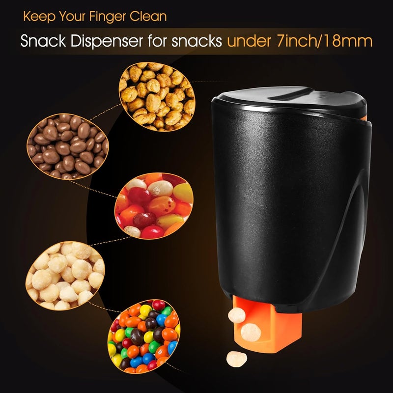 LOEZ Portable Snack Dispenser, Keep Your Hand Clean, for Nuts, Candy, Cookies, Crackers, Small Snacks, for Game Lover, Home, Office, Car, 7oz (Green) - Image 3